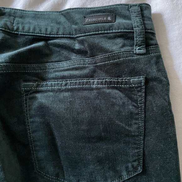 Principle Denim Innovators “Dreamer” Skinny Pants – Velvety Finish, Green - Picture 4 of 5